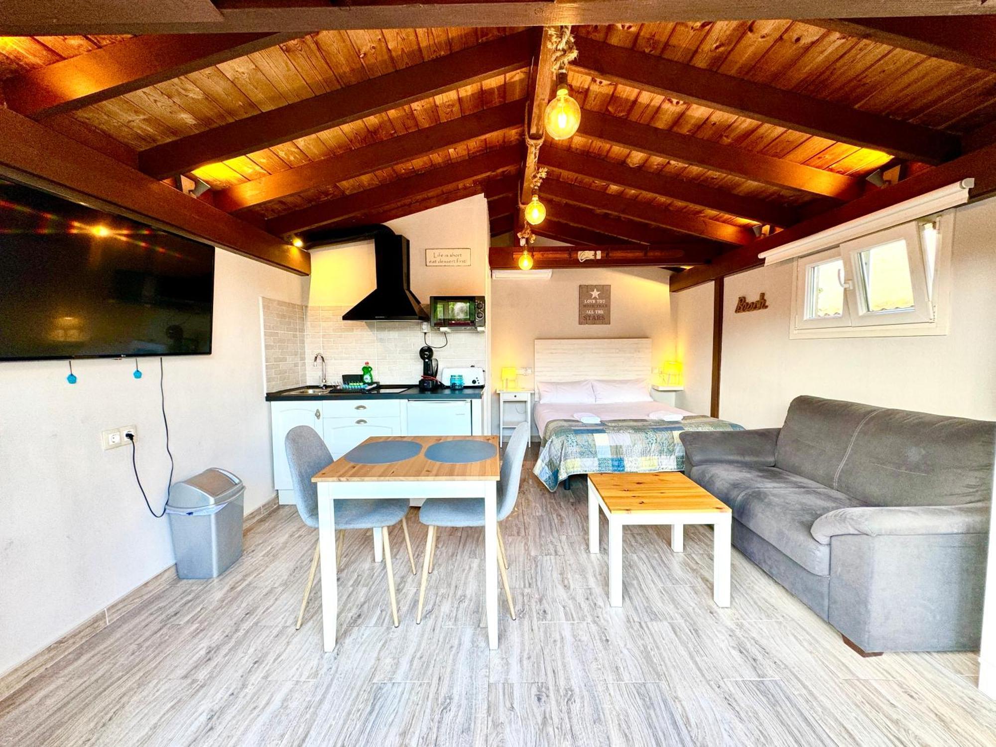 3 Casita-Estudio Con Jardin En La Playa Puerto Marino Экстерьер фото