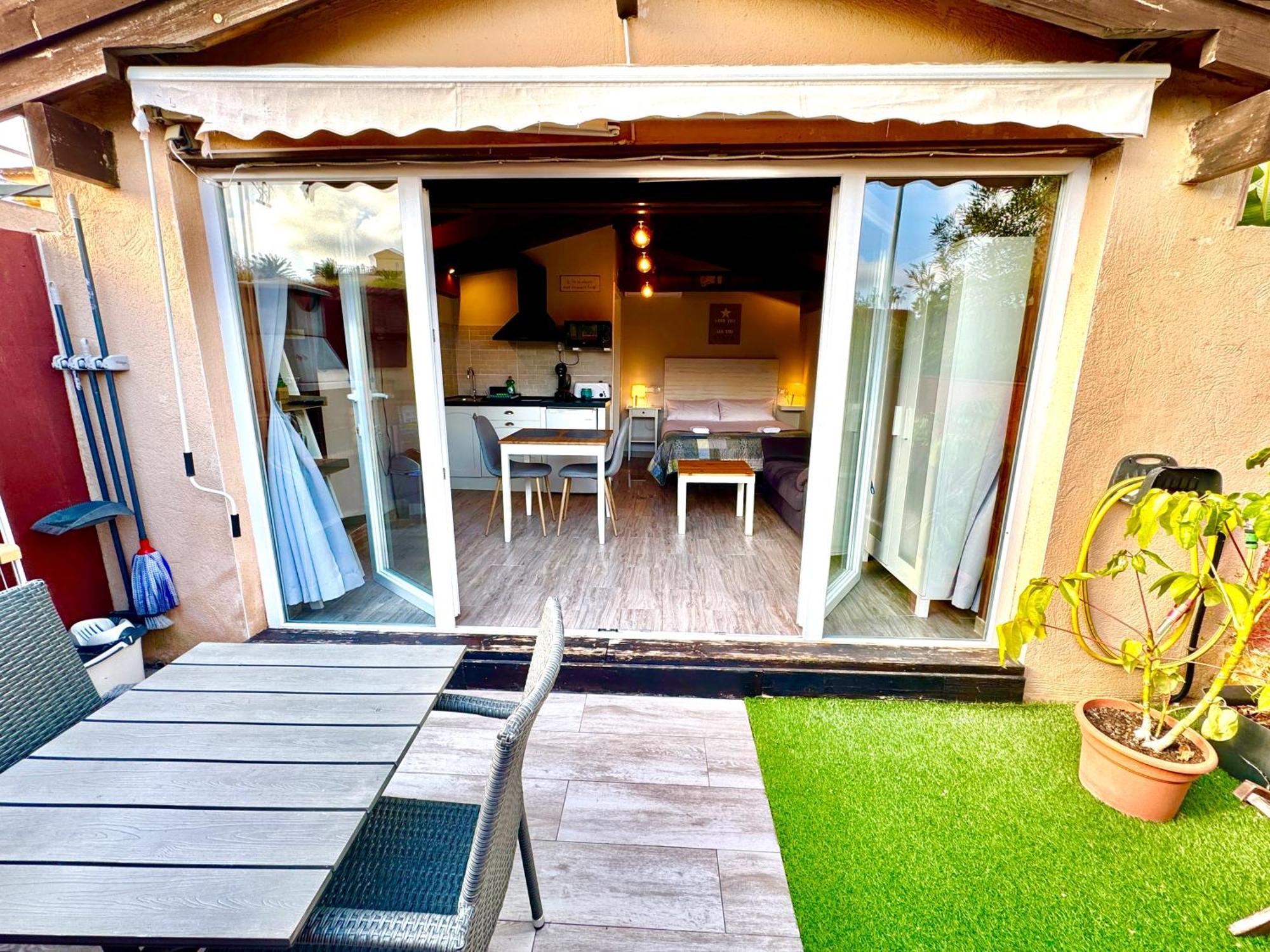 3 Casita-Estudio Con Jardin En La Playa Puerto Marino Экстерьер фото