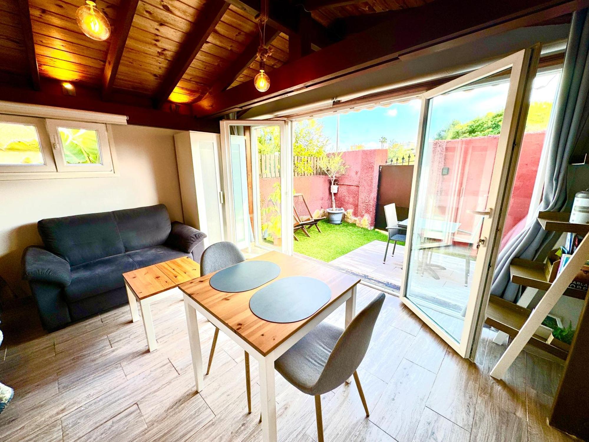 3 Casita-Estudio Con Jardin En La Playa Puerto Marino Экстерьер фото